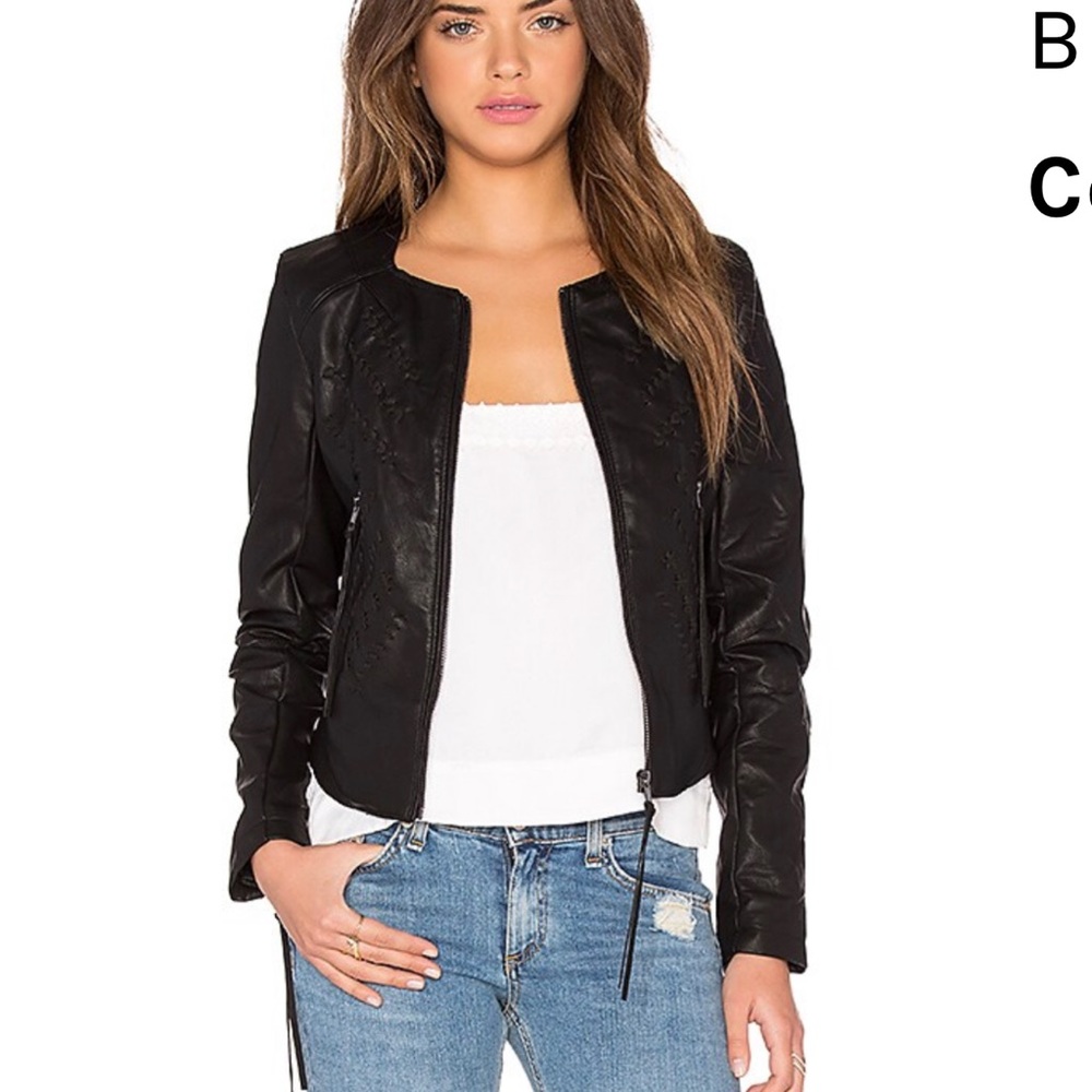 Blank NYC Black Moto Jacket